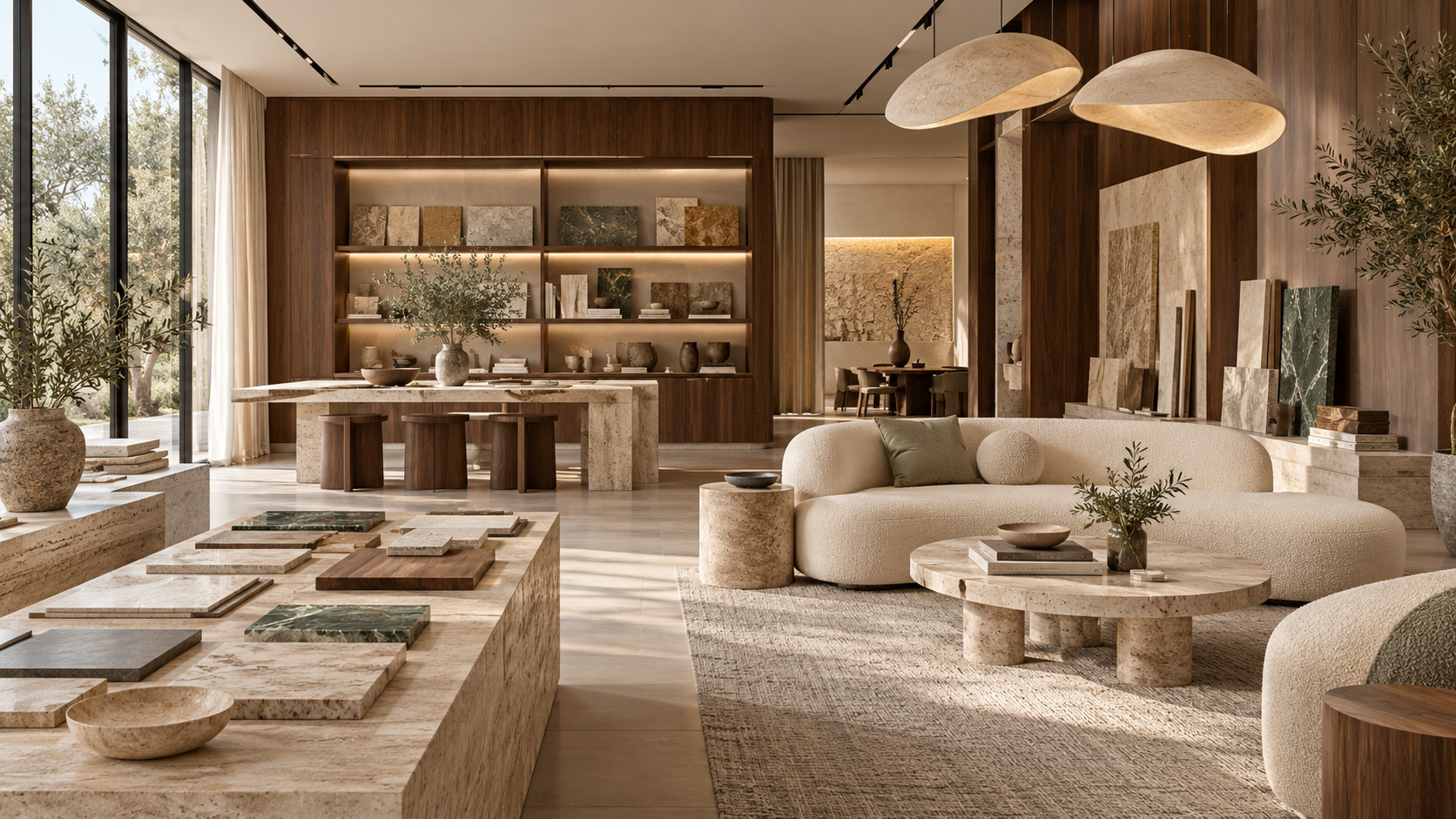Illustrative interior concept for Sheikh Zayed Showroom